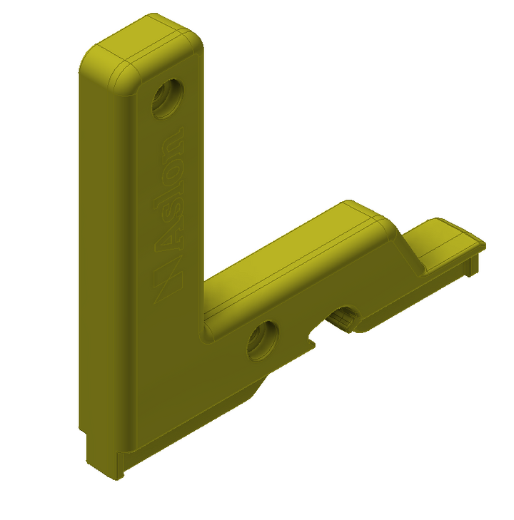 Montagehilfe für das aMbooo Closed Deckingsystem.
