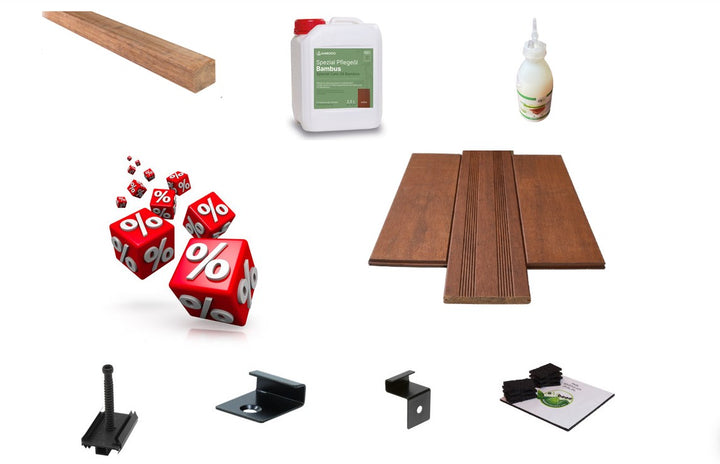 Bambus Terrassen Sparpaket Varadero