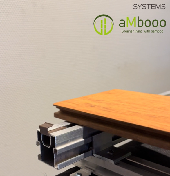 Die schnelle und einfache Montage von Bambus Terrasendielen.