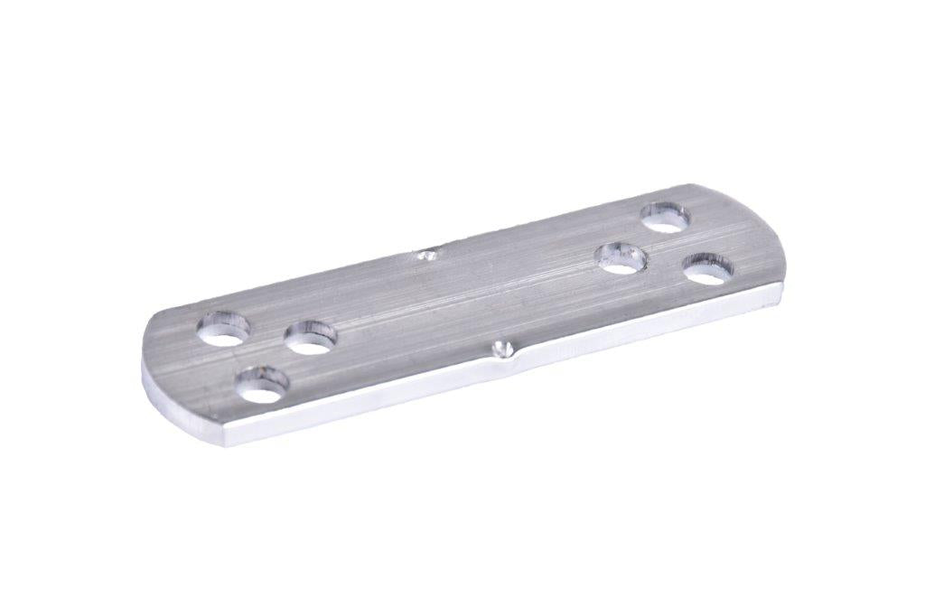 Aluminium-Verbindungsstück zur Verlängerung der XS-Unterkonstruktion.